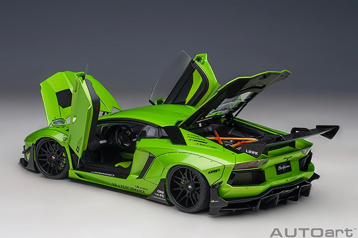 LIBERTY WALK LB-WORKS LAMBORGHINI AVENTADOR PEARL GREEN