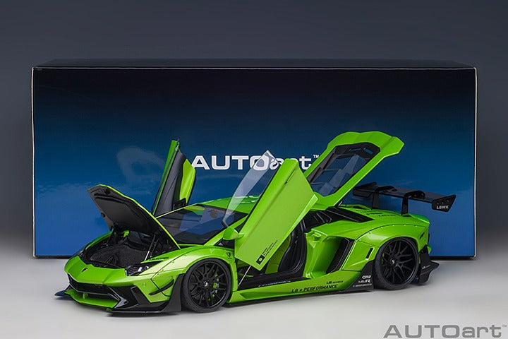 LIBERTY WALK LB-WORKS LAMBORGHINI AVENTADOR PEARL GREEN