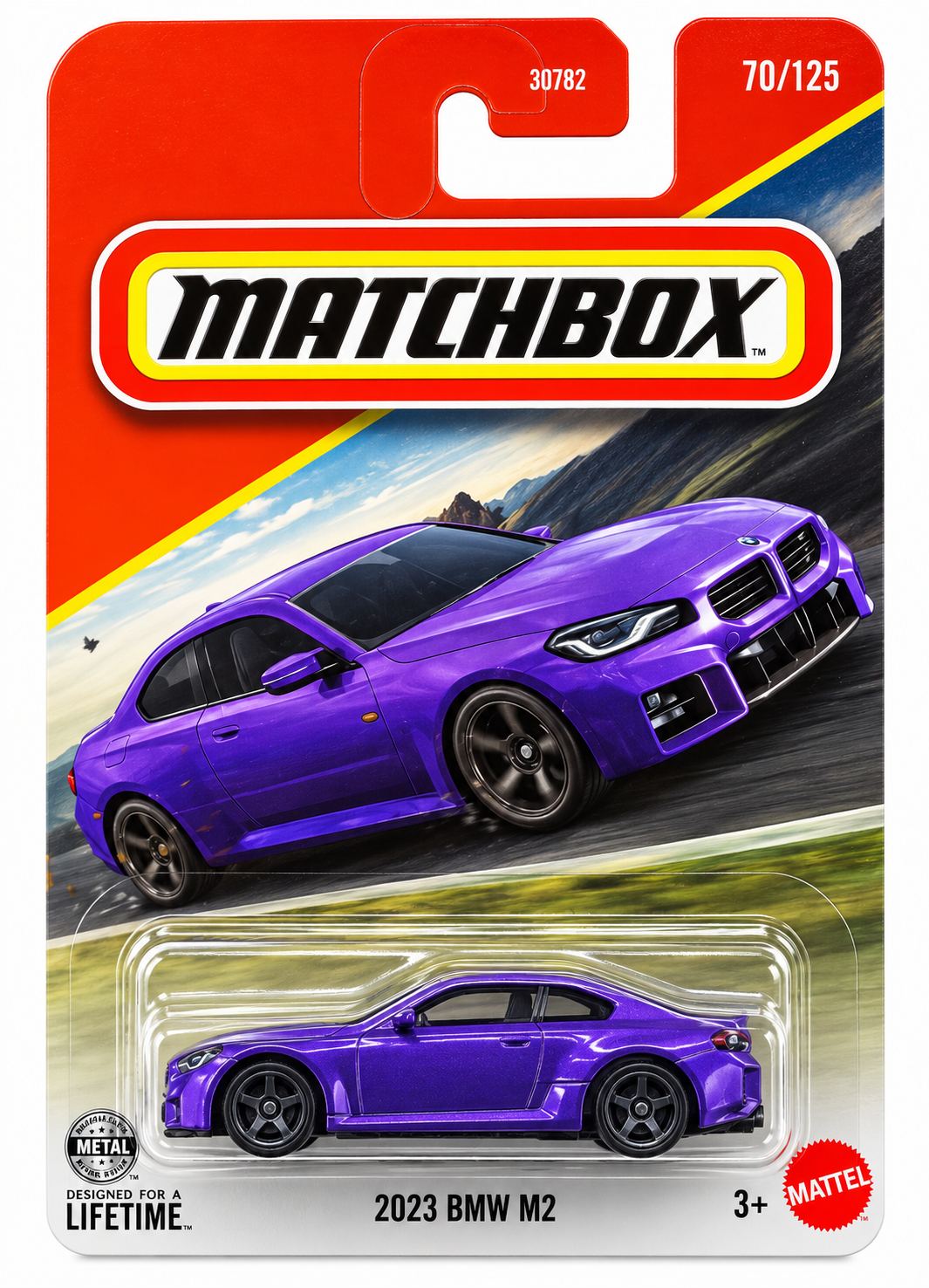 Matchbox BMW M2 1:64 Purple Diecast Car 2023 Matchbox