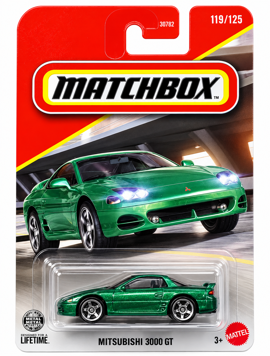 2026 Matchbox Green Mitsubishi 3000 GT green metallic