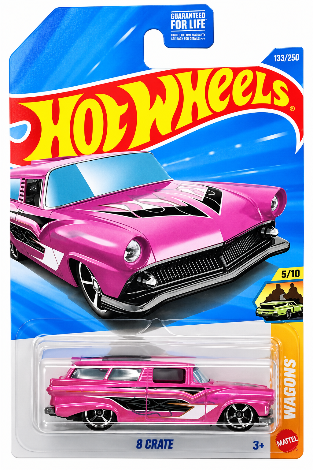 Hot Wheels Mainline 8 Crate 133/250 Pink Wagons 5/10 2026