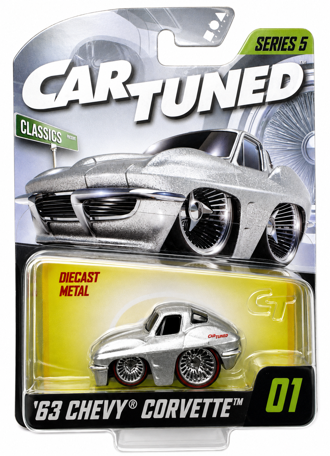 Car Tuned Series 5 - ‘63 Chevy Corvette #01 Silver