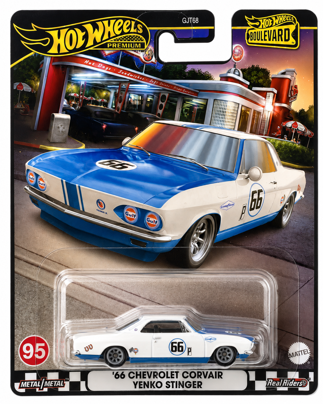 HOT WHEELS BOULEVARD 2024 - '66 CHEVROLET CORVAIR YENKO STINGER - #95 - GULF