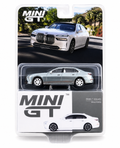 1/64 Mini GT BMW i7 xDrive60 (Silver) Diecast Model Car MGT00819 - CHASE