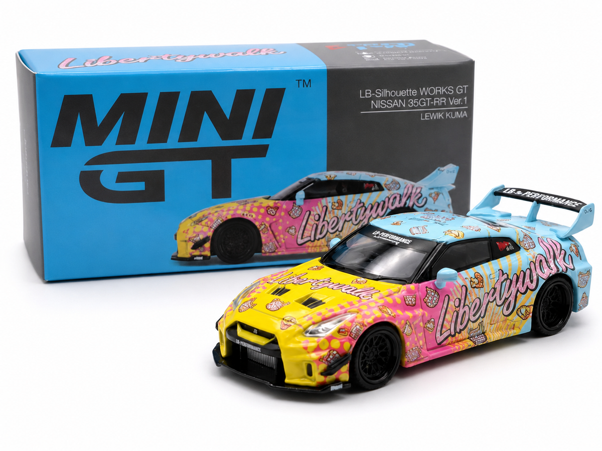 Mini GT LB-Silhouette Works GT Nissan 35GT-RR Ver.1 LBWK KUMA