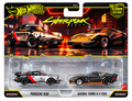 2026 Hot Wheels Car Culture 2-Packs Cyberpunk 2077 Porsche Quadro Turbo