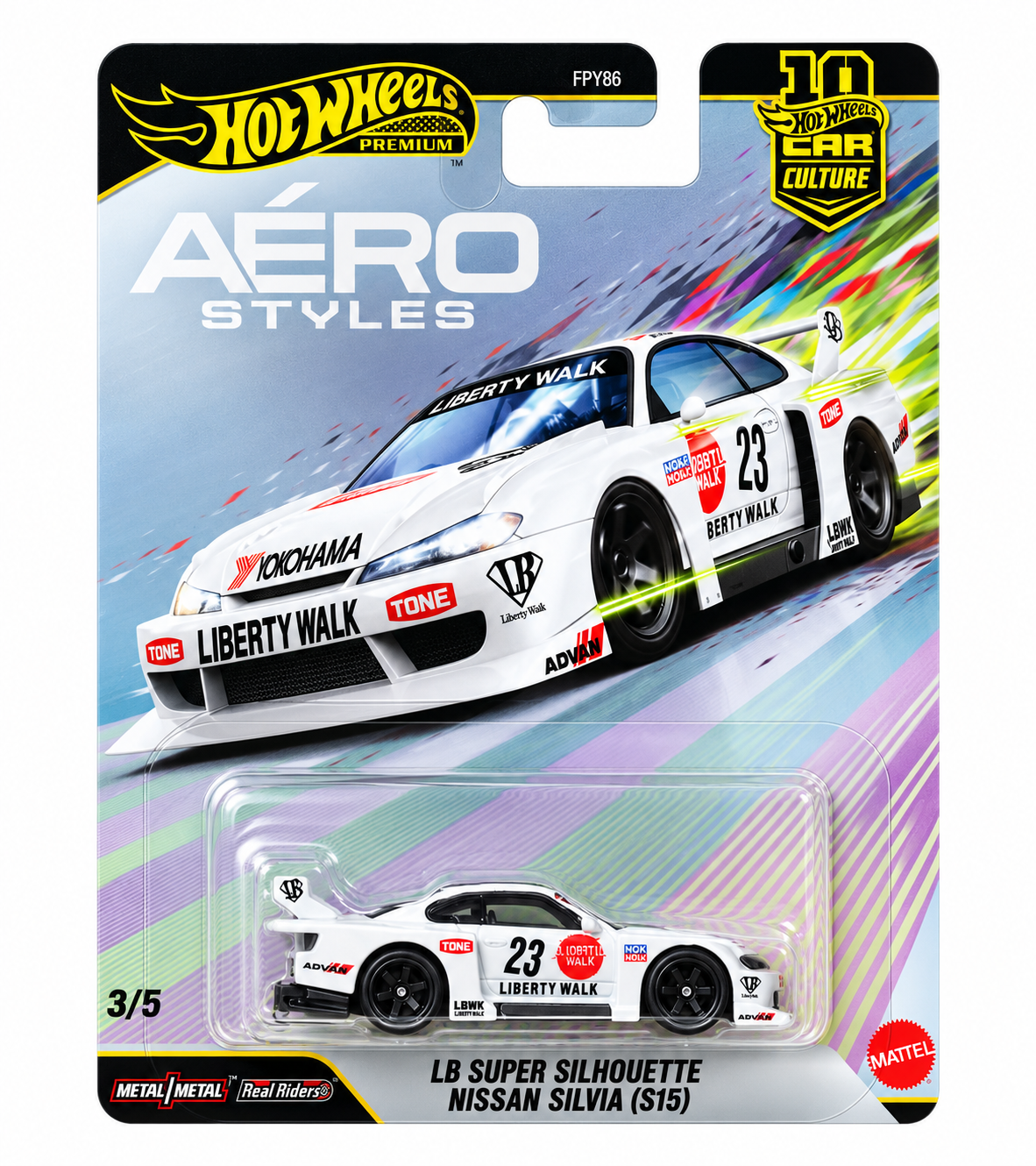 Hot Wheels Premium Car Culture Aéro Styles LB Super Silhouette Nissan Silvia (S15)