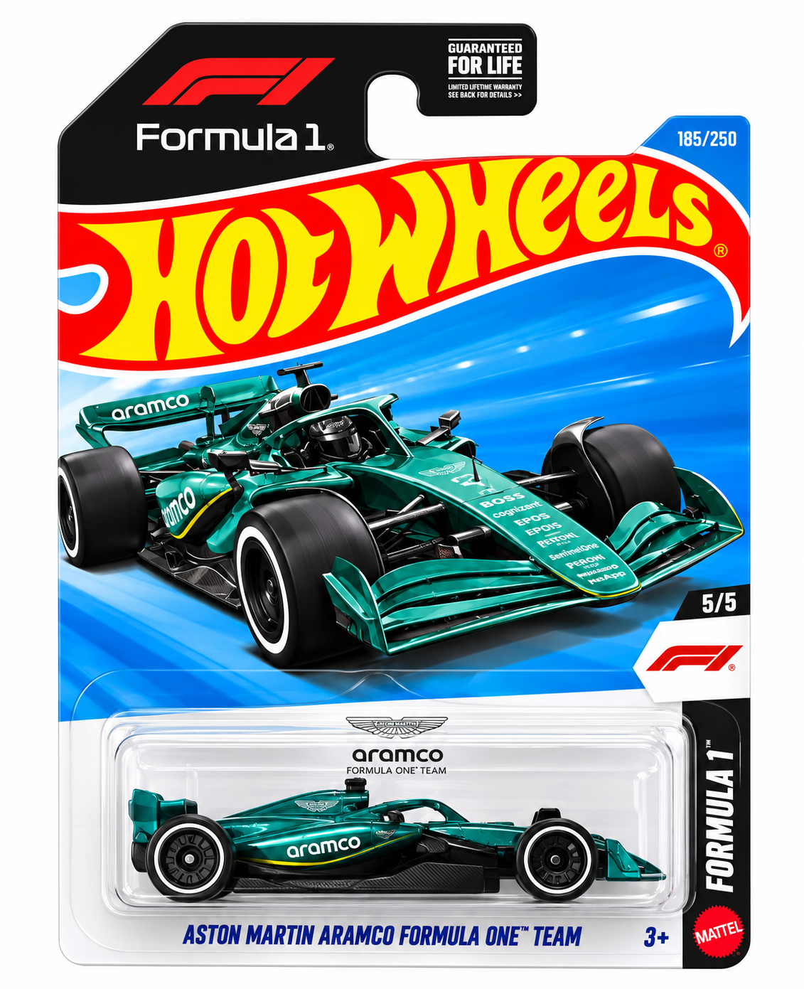 2026 Hot Wheels #185 Formula 1 Aston Martin Aramco Formula One Team