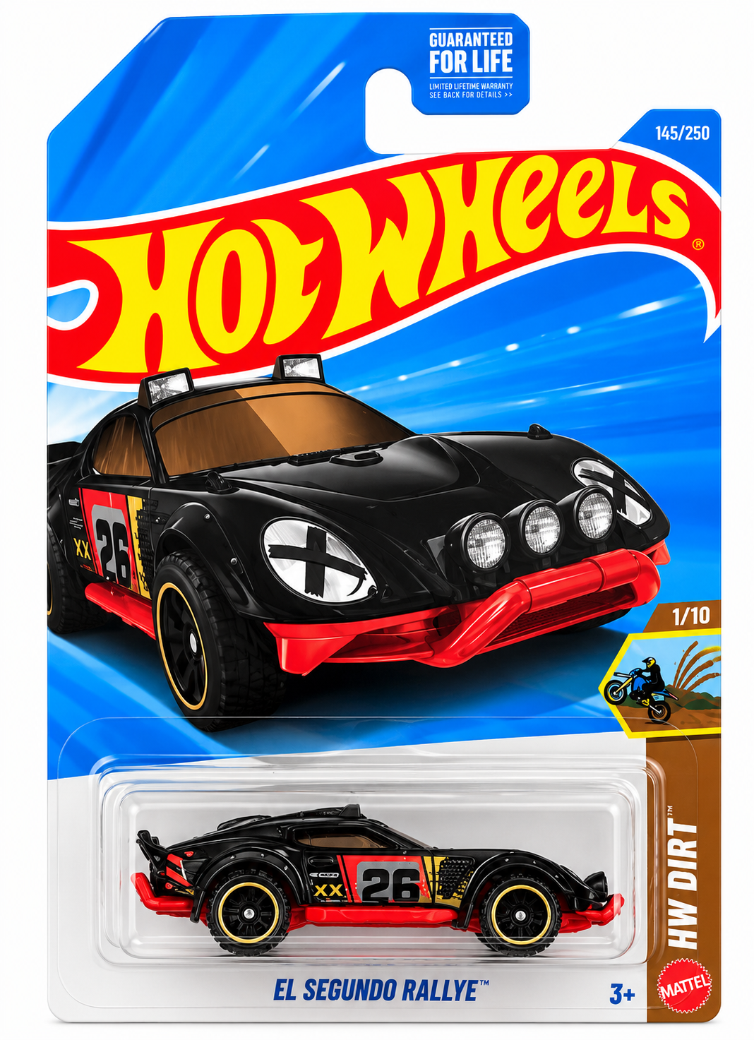 Black & Red El Segundo Rallye 145/250 HW Dirt 1/10 G Case Hot Wheels 2026