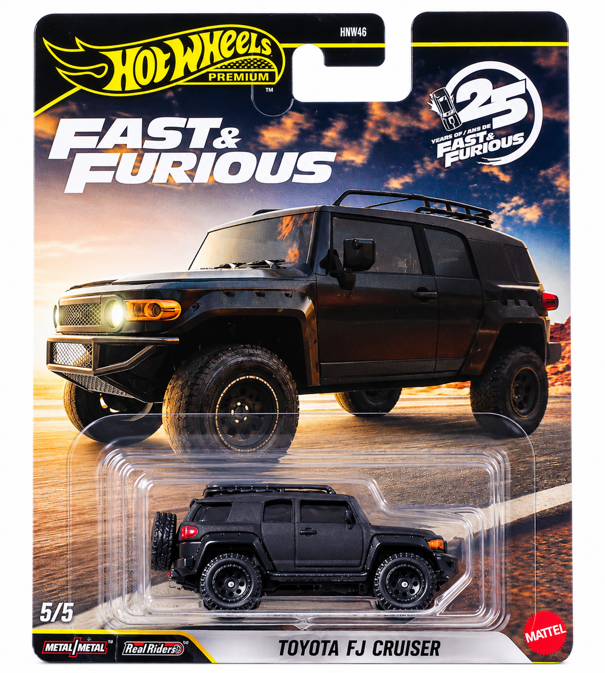 Hot Wheels Premium - 2025 Fast & Furious 5/5 Toyota FJ Cruiser