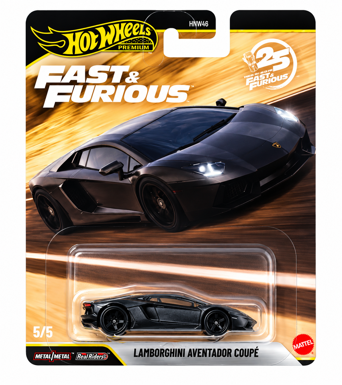 Hot Wheels 2026 Fast & Furious 25th Anniversary Lamborghini Aventador Coupe