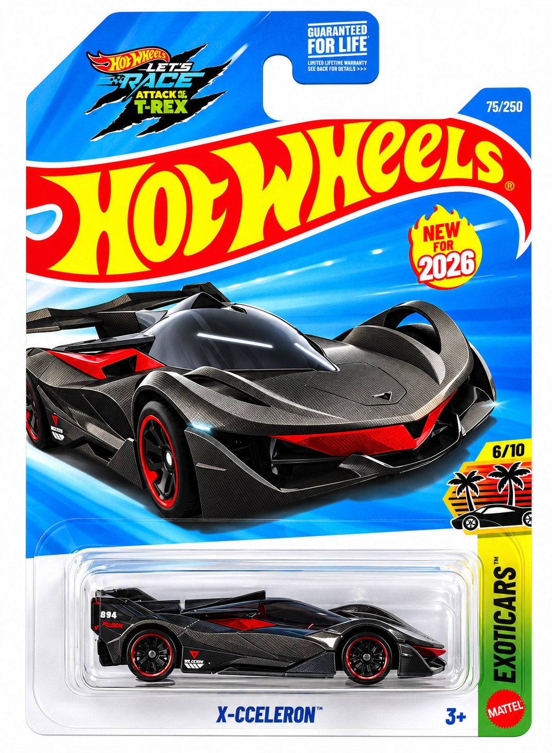 Hot Wheels 2026 Mainline Exoticars - X-cceleron - Acceleracers Tribute Recolor