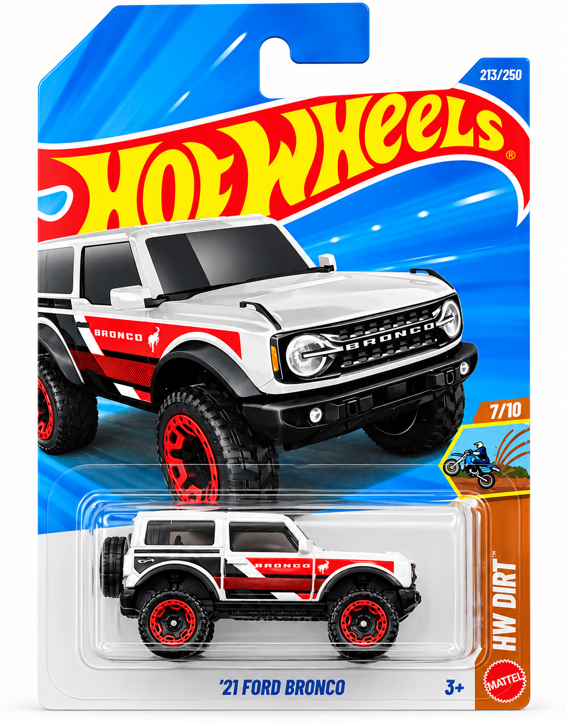 Hot Wheels 2026 HW Dirt 7/10 White '21 Ford Bronco