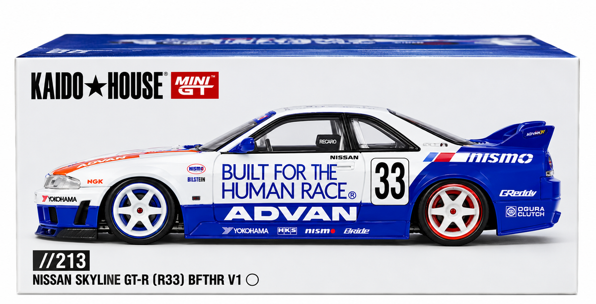 Kaido House Mini GT KHMG213 Nissan Skyline GT-R R33 BFTHR