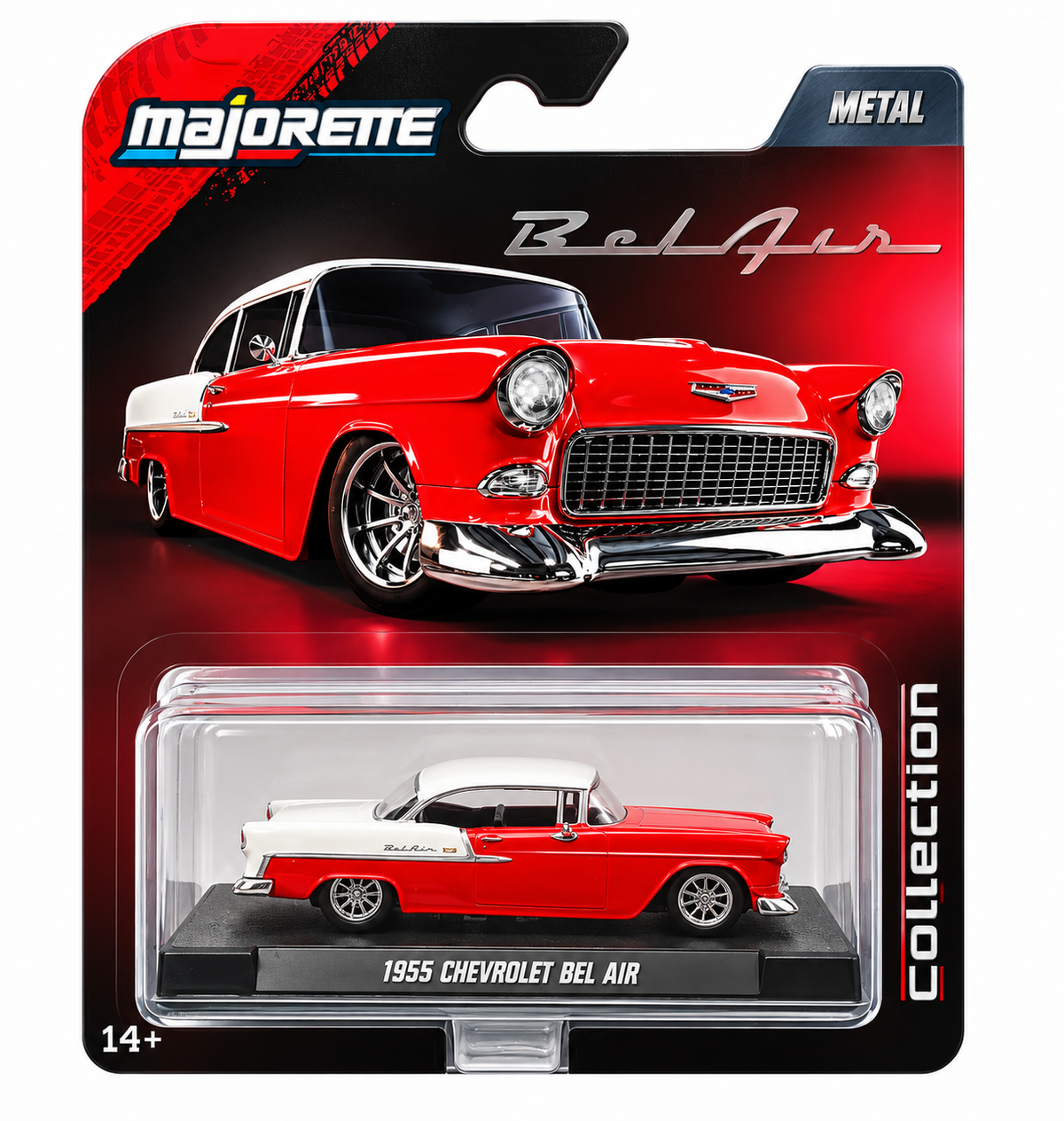 Majorette 1:64 Collector Series Wave 3 2025 1955 Chevrolet Bel Air Model 1013-3I