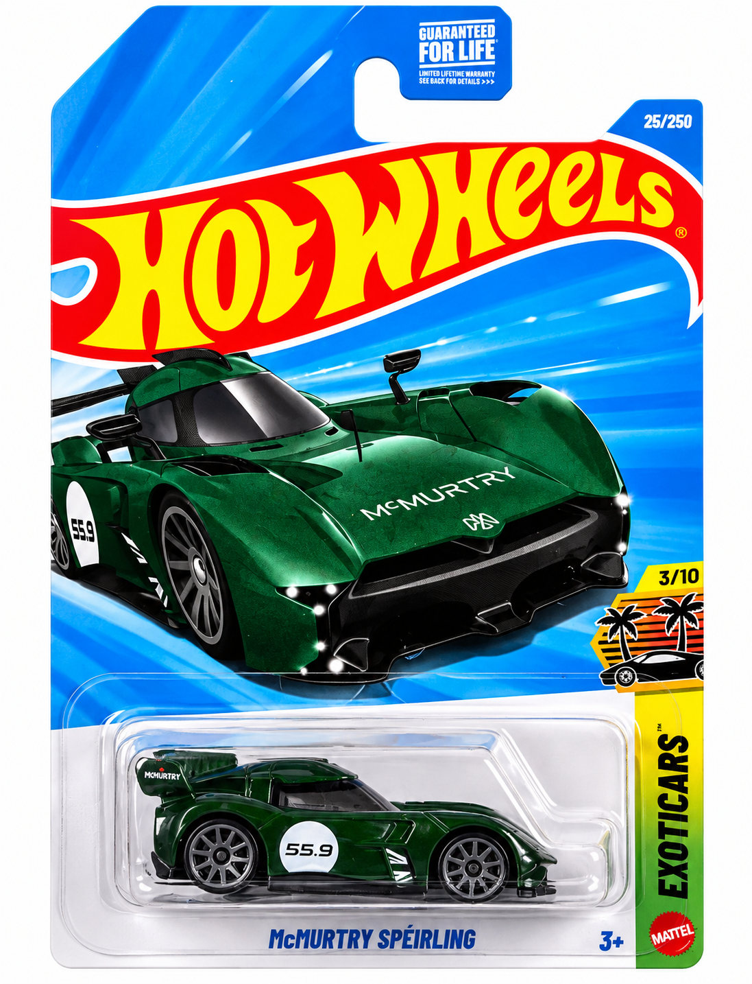 2026 New Hot Wheels Mcmurtry Speirling Green 25/250