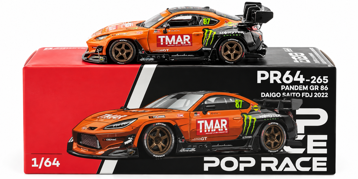 POP RACE Toyota Pandem GR86 #87 Daigo Saito "Formula Drift Japan" (2022)