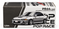 POP RACE Mitsubishi Lancer Evolution IV RHD (Right Hand Drive) Steel Silver