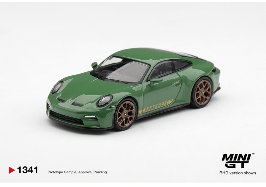 (Preorder) Mini GT 1:64 Porsche 911 (992) GT3 Touring – Auratium Green – Limited Edition