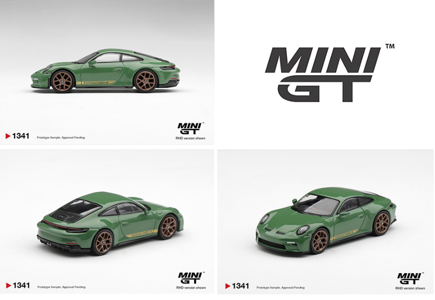 (Preorder) Mini GT 1:64 Porsche 911 (992) GT3 Touring – Auratium Green – Limited Edition