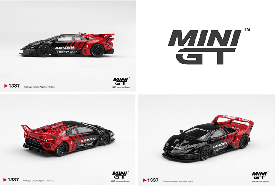 Mini GT 1:64 Lamborghini LB-Silhouette WORKS MURCIELAGO GT Evo Advan