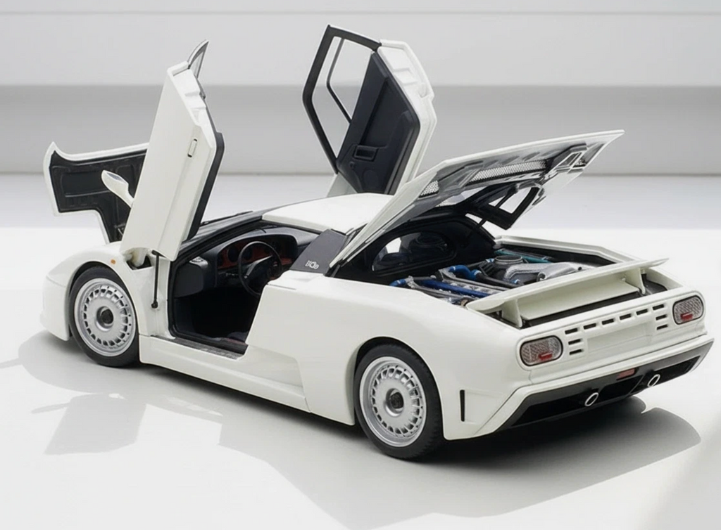 BUGATTI EB110 GT WHITE 1/18 AUTOART SIGNATURE SERIES - 70978