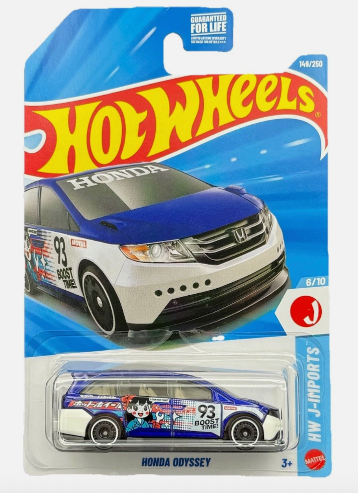 Hot Wheels 2026 HW J-Imports 6/10 Blue Honda Odyssey