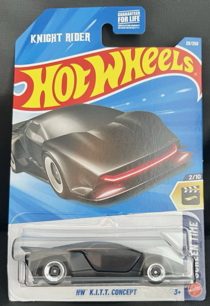 Hot Wheels Knight Rider K.I.T.T. KITT Concept Car 1:64 2025 Screen Time