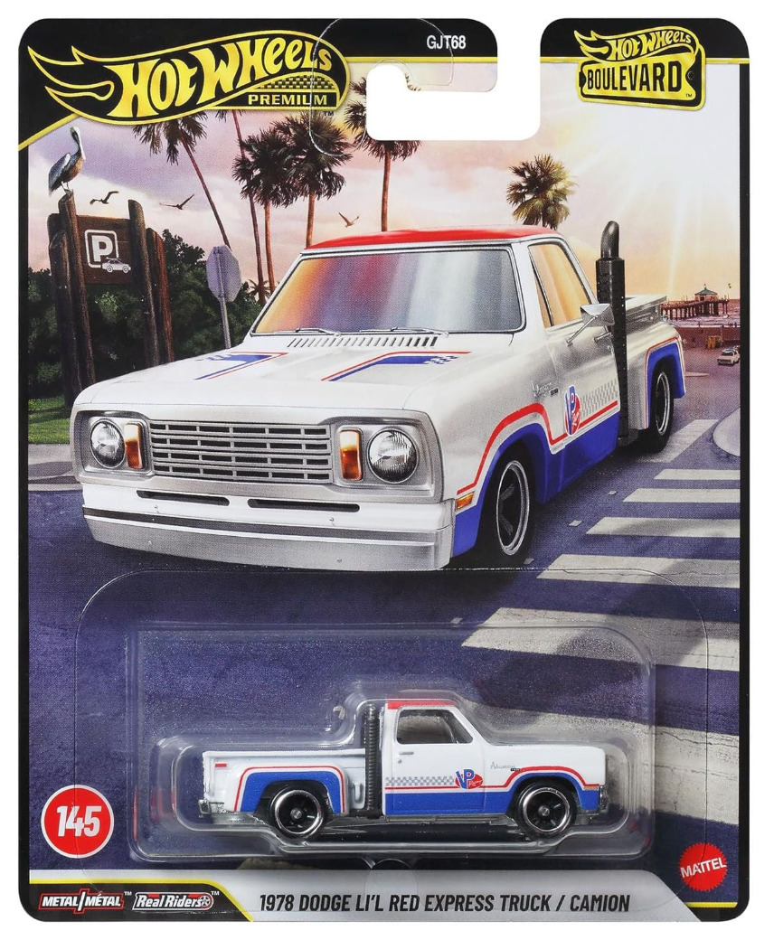 Hot Wheels Premium Boulevard 1978 Dodge Li'l Red Express Truck