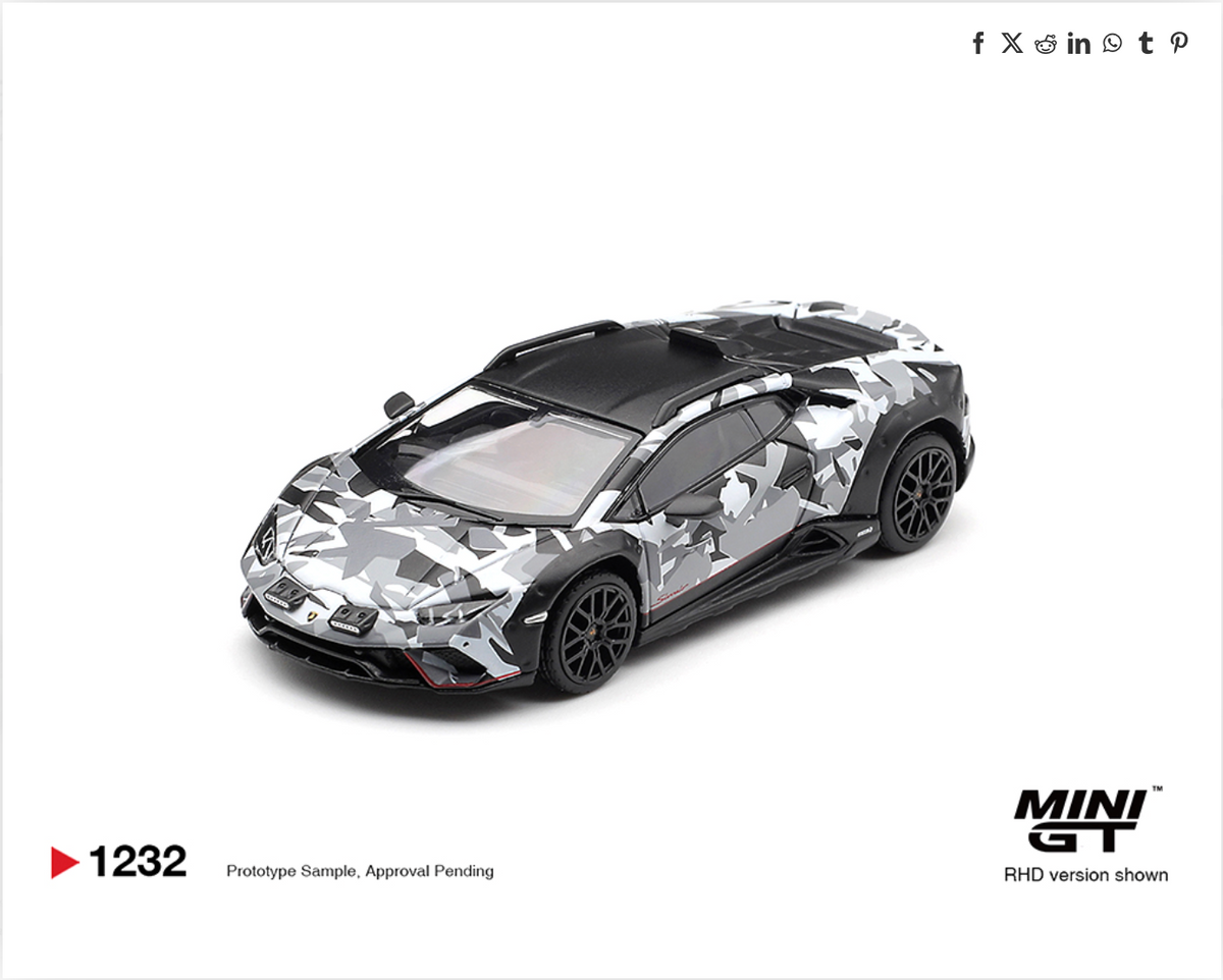 (Preorder) Mini GT 1:64 Lamborghini Huracán Sterrato All Terrain Set of 4 – Special Edition