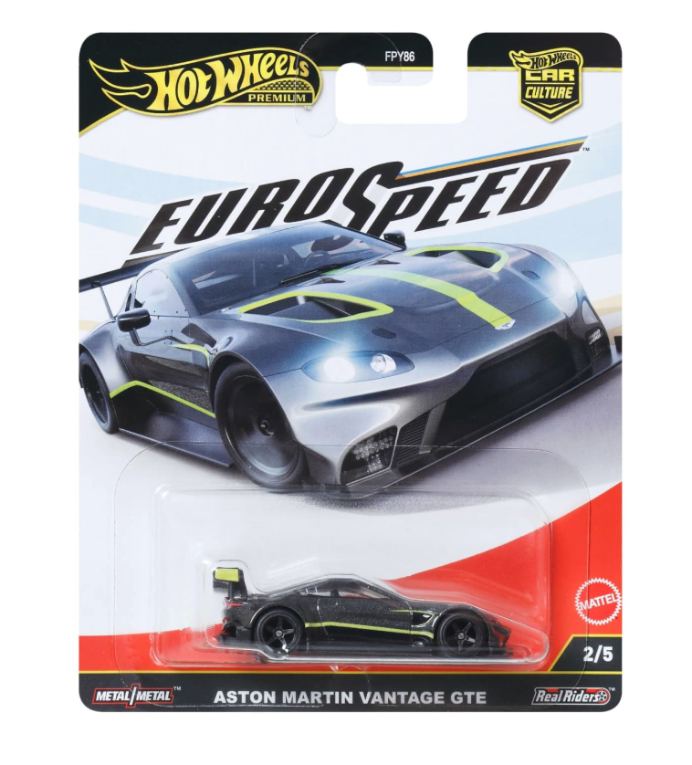 Hot Wheels Premium Car Culture EuroSpeed Aston Martin Vantage GTE