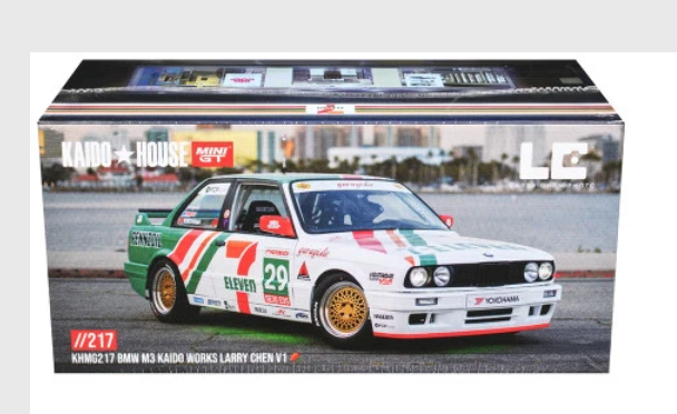 Kaido House BMW M3 "Kaido Works Larry Chen V1" #29 "7-Eleven" White and Green