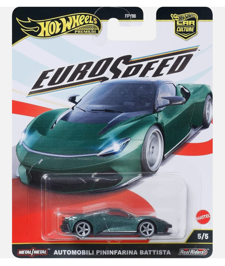 Hot Wheels Premium - Euro Speed 5/5 Automobili Pininfarina Battista