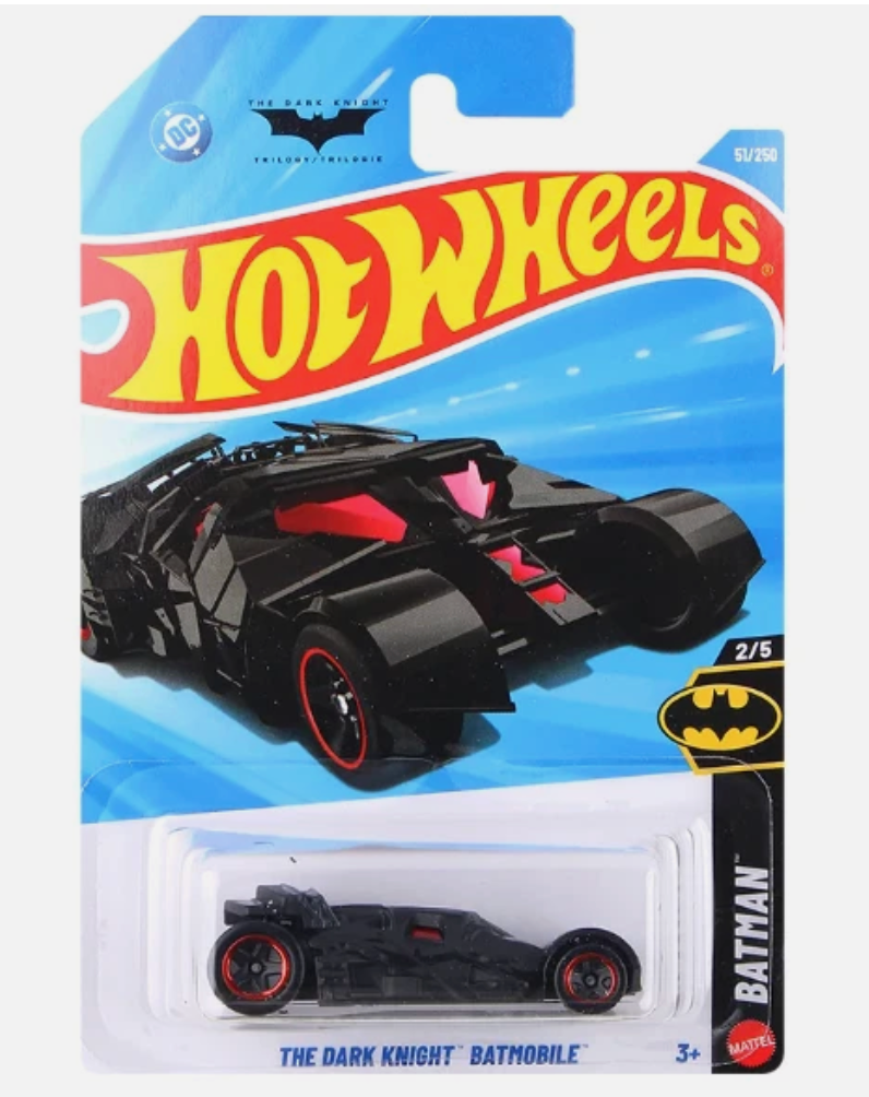 Hot Wheels The Dark Knight Batmobile Batman 1:64 Diecast Black 2026