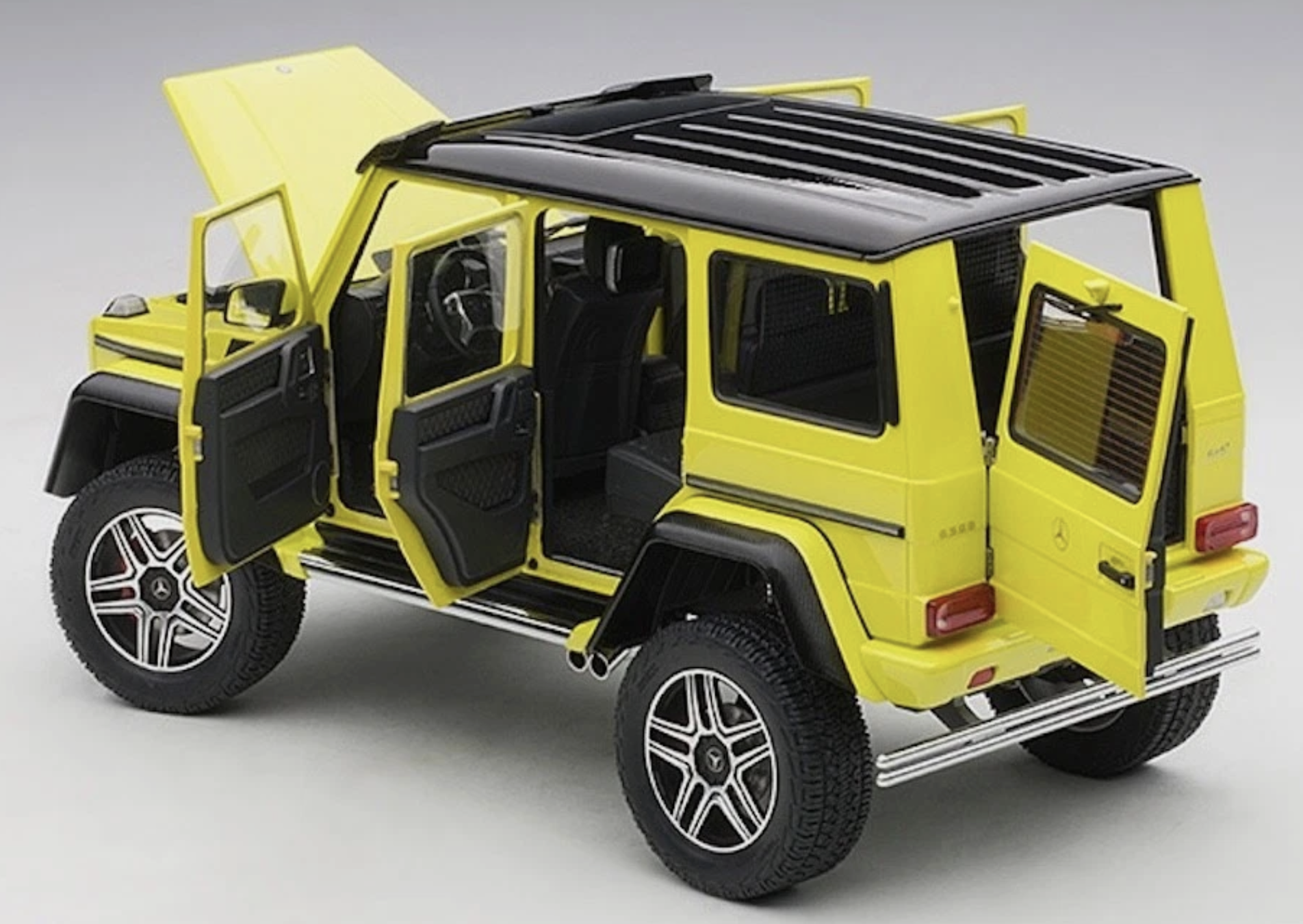 MERCEDES G500 4X4² Electric Beam YELLOW 1/18 AUTOART G WAGON - 76319