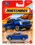 Matchbox 2022 Ford F-150 Lightning Pickup Truck Blue 1:64