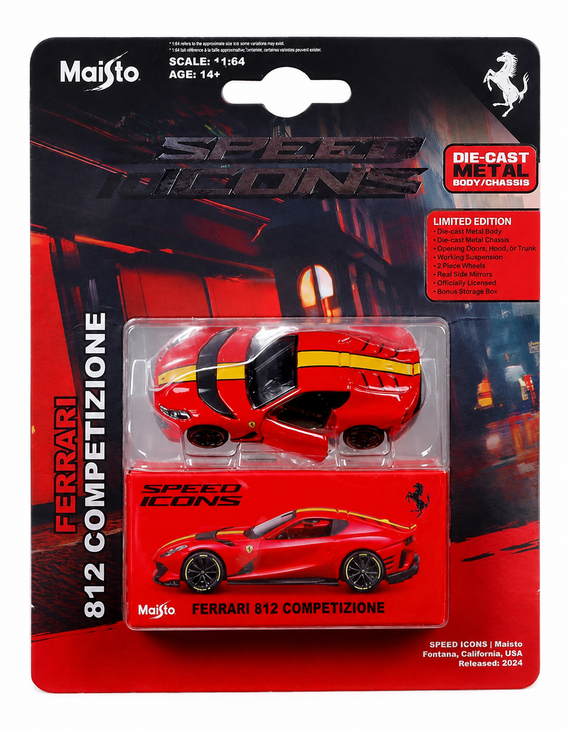 Ferrari 812 Competizione 1/64 Maisto Supercar Collection Diecast Model