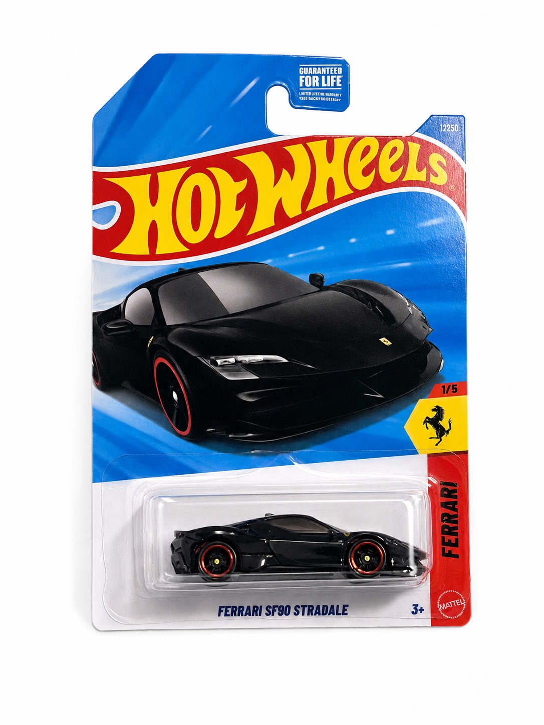 Hot Wheels Black Ferrari SF90 Stradale Package