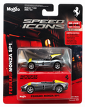 2026 - Maisto 1:64 - Speed Icons - Ferrari Monza SP1 - Silver