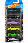 Hot Wheels 1:64 Fast & Furious 5 Pack Cars Set 2025