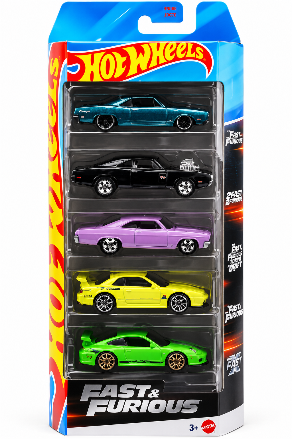 Hot Wheels 1:64 Fast & Furious 5 Pack Cars Set 2025