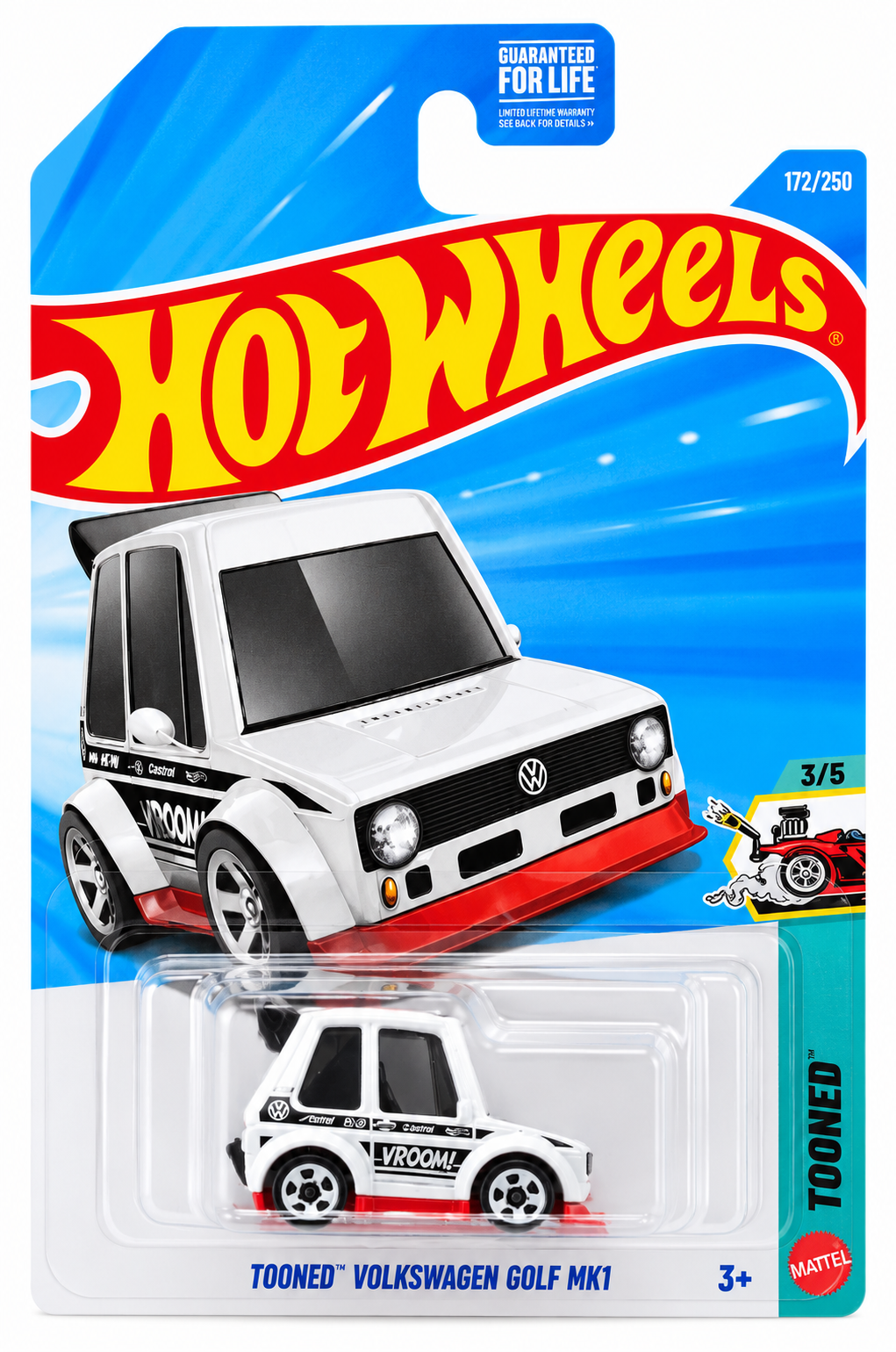 Hot Wheels 2026 Tooned VW Golf MK1 H Case 1/64 Combine S&H