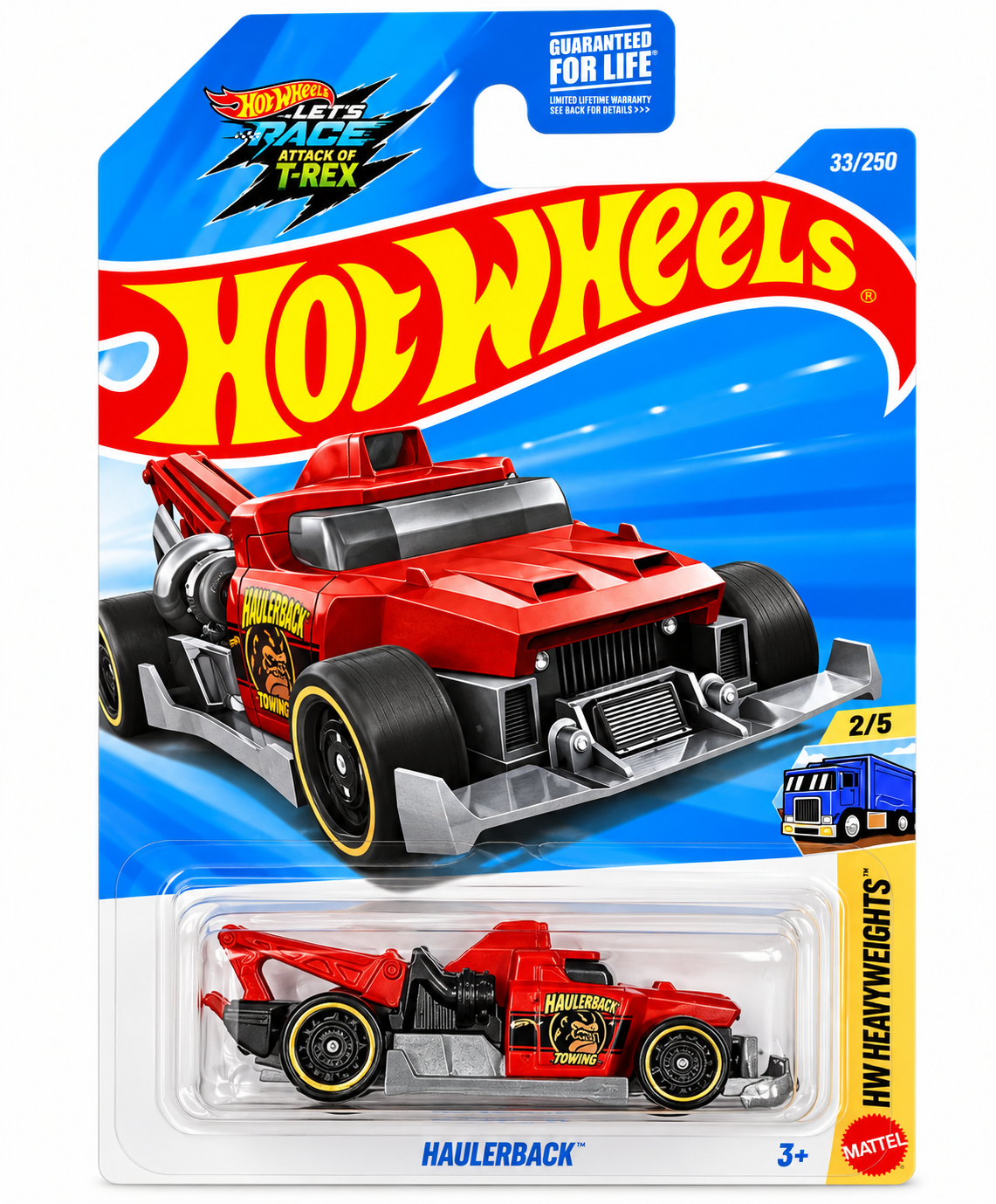 Hot Wheels Hauler Back (2026 Series Recolor) Red