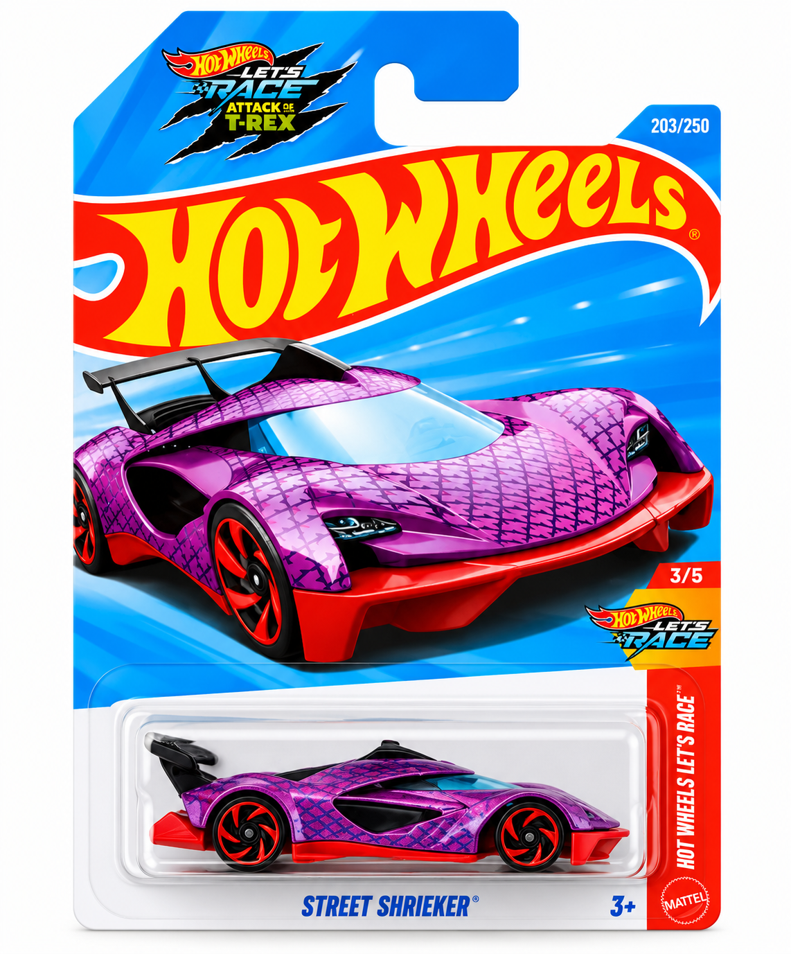 2026 Hot Wheels 203/250 Street Shrieker 1/64 Diecast Model Car