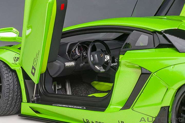 LIBERTY WALK LB-WORKS LAMBORGHINI AVENTADOR PEARL GREEN