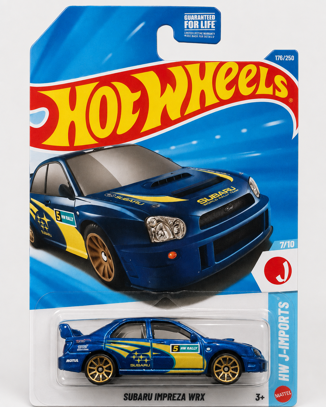 2026 Hot Wheels Subaru Impreza WRX Blue Mainline
