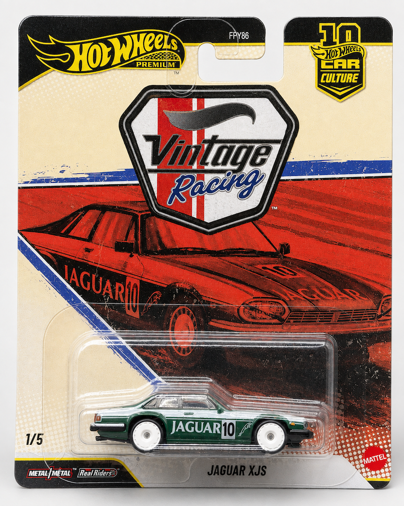 2026 Hot Wheels Car Culture Vintage Racing #1 Jaguar XJS