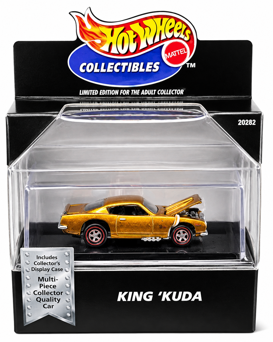 1998 Hot Wheels Limited Edition Collectibles Gold King Kuda Redline S1