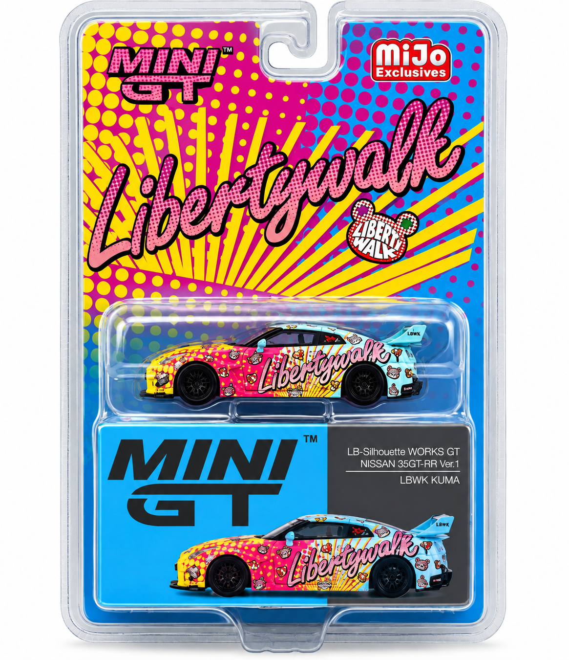 Mini GT LB-Silhouette Works GT Nissan 35GT-RR Ver.1 LBWK KUMA