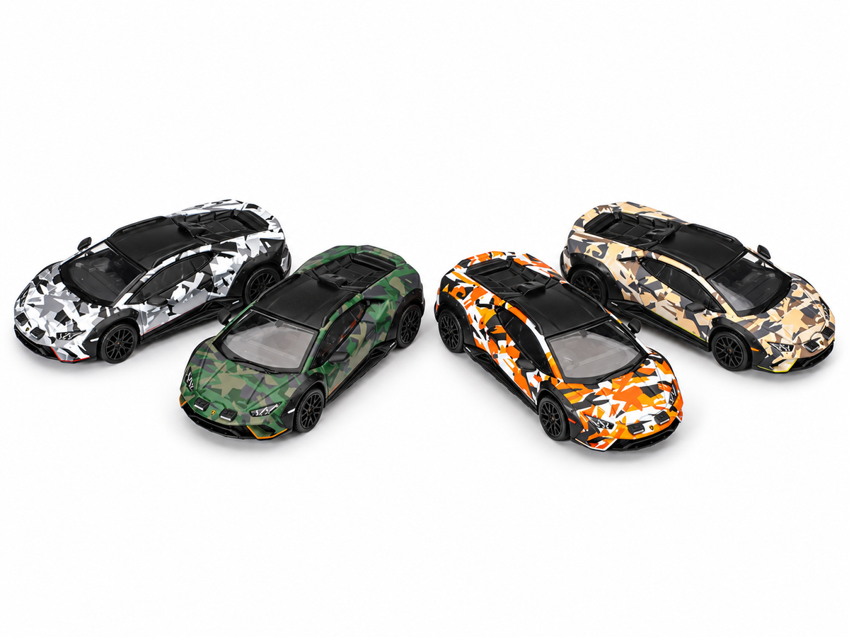 (Preorder) Mini GT 1:64 Lamborghini Huracán Sterrato All Terrain Set of 4 – Special Edition